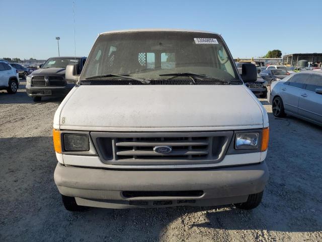 1FTNS24W94HA62501 - 2004 FORD ECONOLINE E250 VAN WHITE photo 5