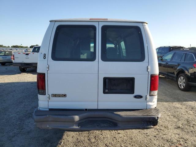 1FTNS24W94HA62501 - 2004 FORD ECONOLINE E250 VAN WHITE photo 6