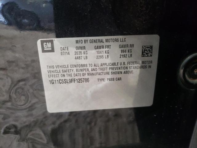 1G11C5SL9FF125786 - 2015 CHEVROLET MALIBU 1LT 黑色 照片 13