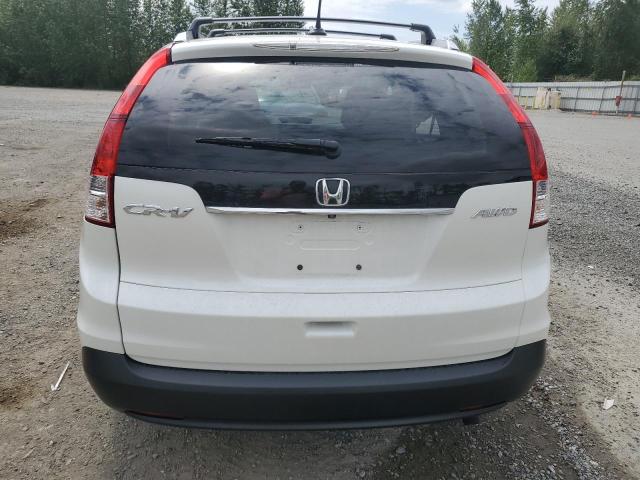 5J6RM4H76EL040670 - 2014 HONDA CR-V EXL WHITE photo 6