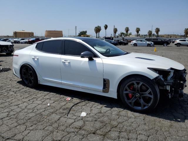 KNAE45LC0L6080671 - 2020 KIA STINGER GT1 WHITE photo 4