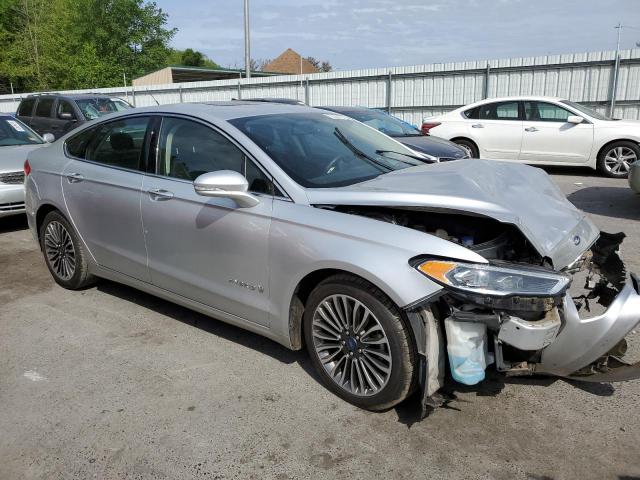 3FA6P0RUXJR248534 - 2018 FORD FUSION TITANIUM/PLATINUM HEV SILVER photo 4