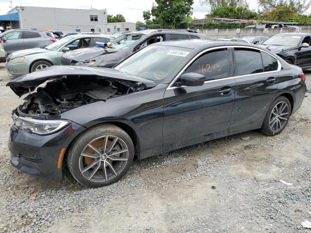 3MW5R7J09M8C00984 - 2021 BMW 330XI BLACK photo 1