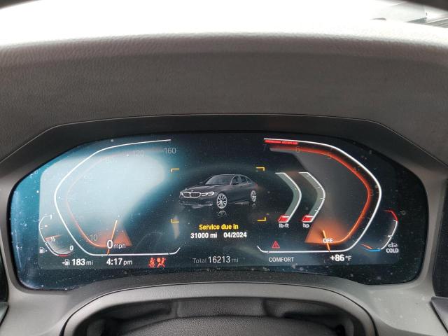 3MW5R7J09M8C00984 - 2021 BMW 330XI Schwarz Foto 9