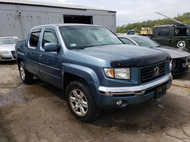 2HJYK16596H559911 - 2006 HONDA RIDGELINE RTL BLUE photo 4