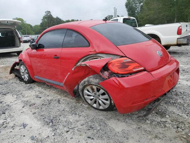 3VWFP7AT1EM626794 - 2014 VOLKSWAGEN BEETLE RED photo 2