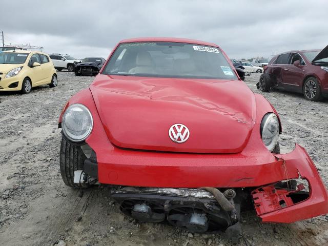 3VWFP7AT1EM626794 - 2014 VOLKSWAGEN BEETLE RED photo 5