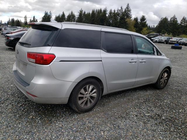 KNDMB5C12F6063670 - 2015 KIA SEDONA LX SILVER photo 3