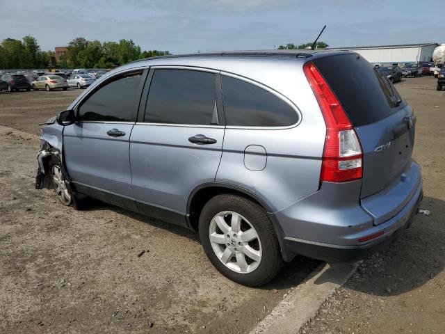 5J6RE4H4XBL113103 - 2011 HONDA CR-V SE BLUE photo 2