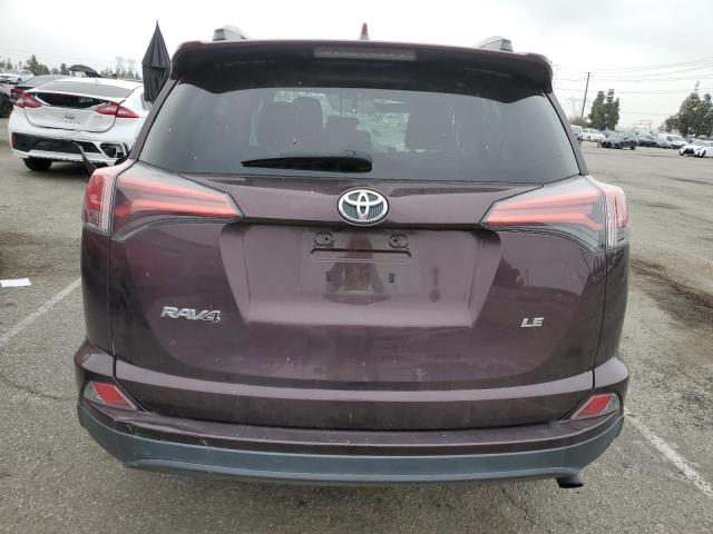 2T3ZFREV0GW301310 - 2016 TOYOTA RAV4 LE PURPLE photo 6