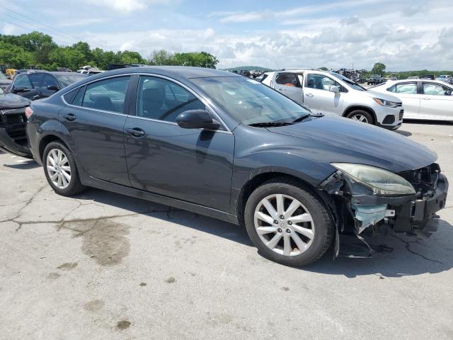 1YVHZ8DH1C5M14705 - 2012 MAZDA 6 I GRAY photo 4