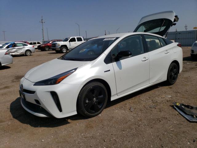 JTDKAMFU1M3129571 - 2021 TOYOTA PRIUS SPECIAL EDITION WHITE photo 1