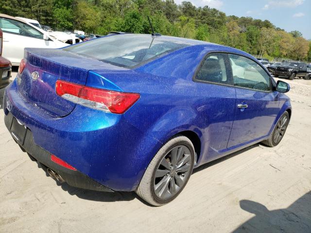 KNAFW6A37B5343217 - 2011 KIA FORTE SX BLUE photo 3