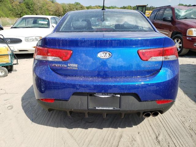 KNAFW6A37B5343217 - 2011 KIA FORTE SX BLUE photo 6