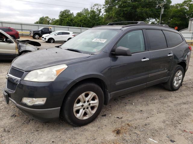 1GNKVEED7BJ246762 - 2011 CHEVROLET TRAVERSE LS GRAY photo 1