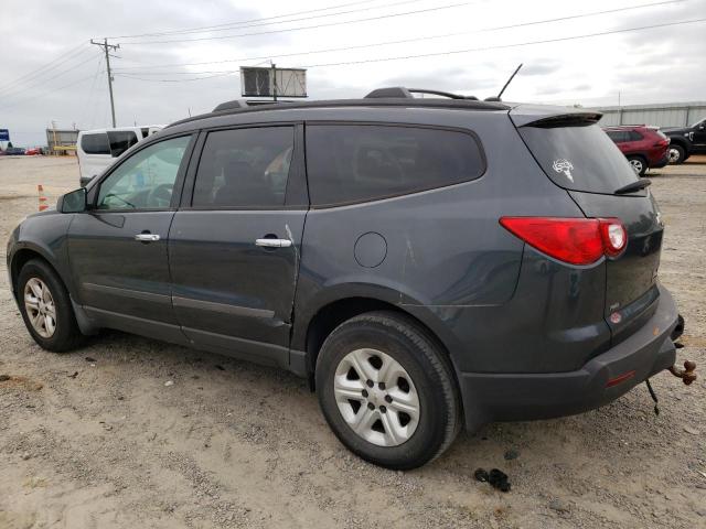 1GNKVEED7BJ246762 - 2011 CHEVROLET TRAVERSE LS GRAY photo 2