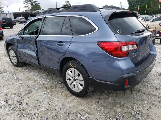 4S4BSACC3J3362947 - 2018 SUBARU OUTBACK 2.5I PREMIUM BLUE photo 2