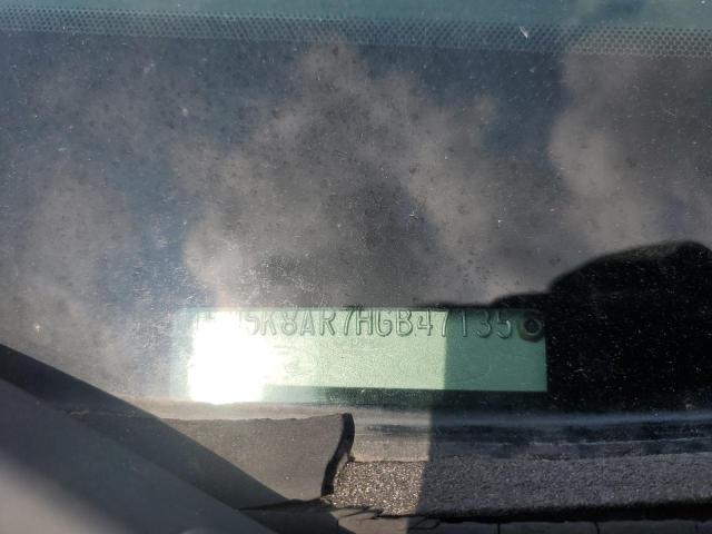 1FM5K8AR7HGB47135 - 2017 FORD EXPLORER POLICE INTERCEPTOR 黑色 照片 12