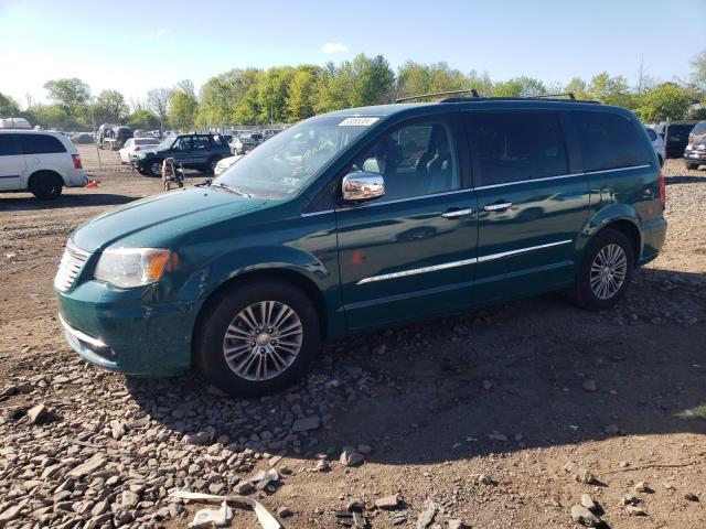 2C4RC1CG8ER461165 - 2014 CHRYSLER TOWN & COU TOURING L GREEN photo 1