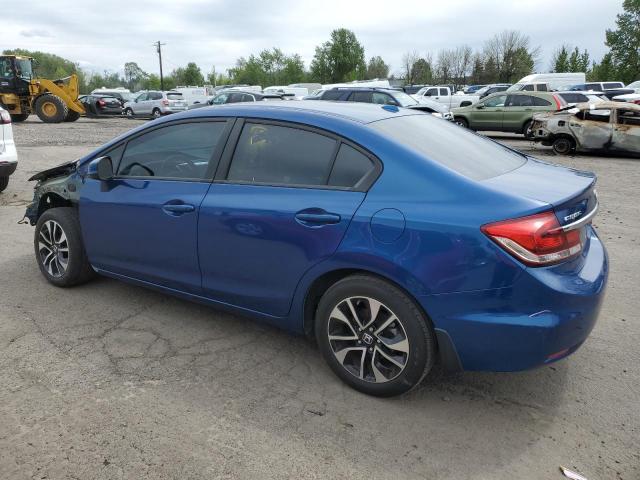 19XFB2F95DE287208 - 2013 HONDA CIVIC EXL 蓝色 照片 2