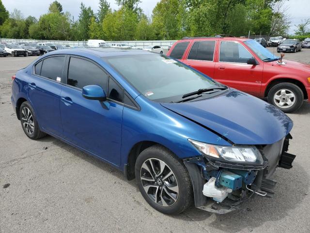 19XFB2F95DE287208 - 2013 HONDA CIVIC EXL 蓝色 照片 4