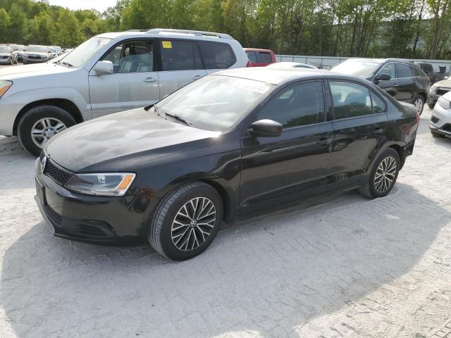 3VW1K7AJ6EM357697 - 2014 VOLKSWAGEN JETTA BASE أسود صورة 1