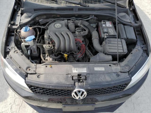 3VW1K7AJ6EM357697 - 2014 VOLKSWAGEN JETTA BASE أسود صورة 11