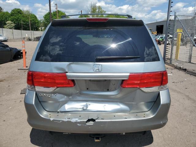 5FNRL384X8B032734 - 2008 HONDA ODYSSEY EX BLUE photo 6