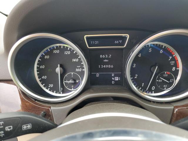 4JGDA5HB2CA022075 - 2012 MERCEDES-BENZ ML 350 4MATIC BLACK photo 9