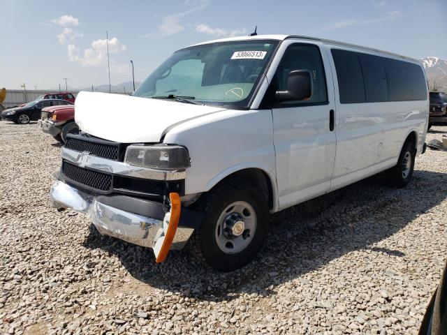 1GAZG1FG7B1179446 - 2011 CHEVROLET EXPRESS G3 LT WHITE photo 1