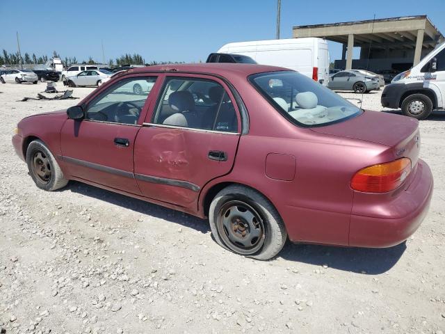 1Y1SK52812Z402087 - 2002 CHEVROLET GEO PRIZM BASE Qırmızı foto 2