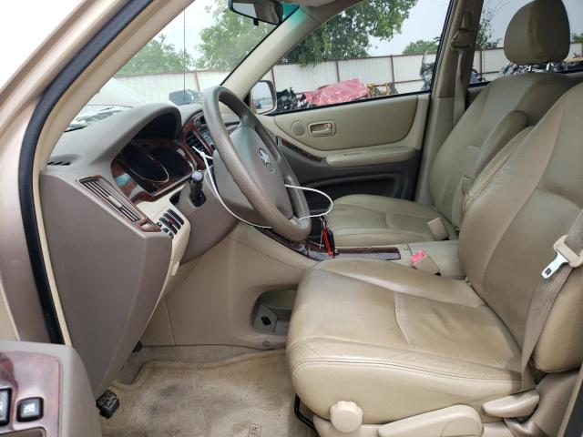 JTEGD21A040099734 - 2004 TOYOTA HIGHLANDER TAN photo 7