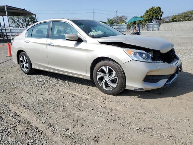 1HGCR2F30HA096624 - 2017 HONDA ACCORD LX GOLD photo 4