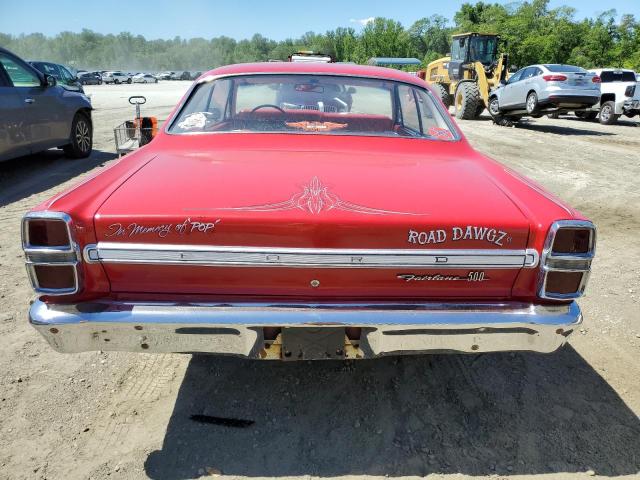 7K35C227738 - 1967 FORD FAIRLANE RED photo 6