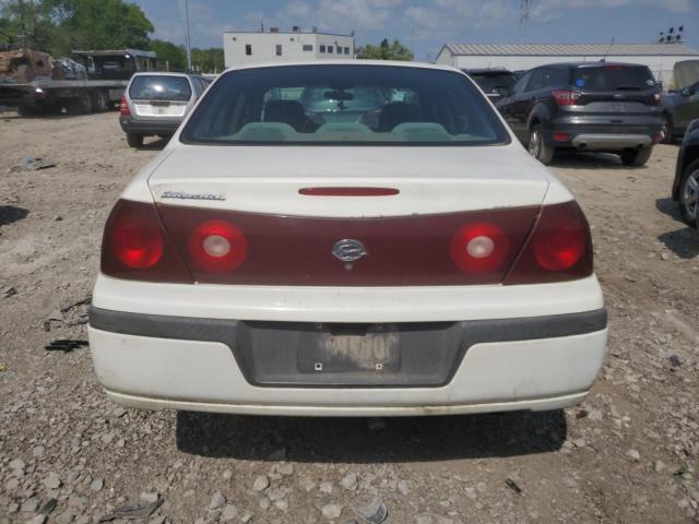 2G1WF55E229153684 - 2002 CHEVROLET IMPALA WHITE photo 6