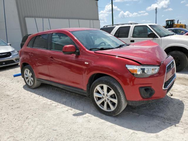 4A4AP3AU8FE042083 - 2015 MITSUBISHI OUTLANDER ES RED photo 4