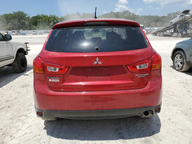 4A4AP3AU8FE042083 - 2015 MITSUBISHI OUTLANDER ES RED photo 6