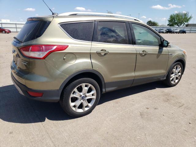 1FMCU0JX3EUB57031 - 2014 FORD ESCAPE TITANIUM GREEN photo 3