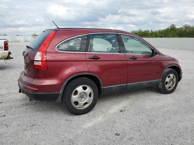 5J6RE4H39AL010325 - 2010 HONDA CR-V LX RED photo 3