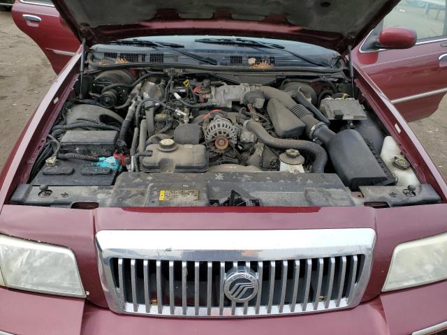 2MEHM75V06X617198 - 2006 MERCURY GRAND MARQ LS BURGUNDY photo 11