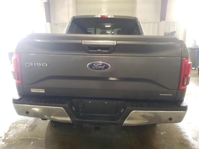 1FTEW1EF8FKD78300 - 2015 FORD F-150 SUPERCREW GRAY photo 6