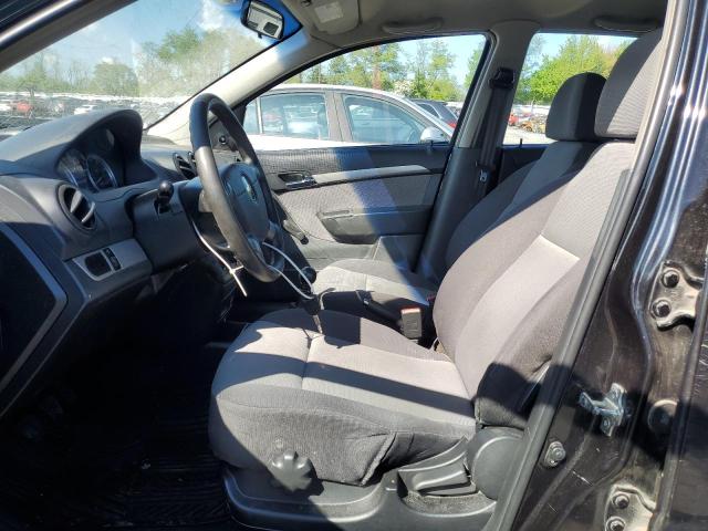 KL1TD66E79B336244 - 2009 CHEVROLET AVEO LS Czarny zdjęcie 7