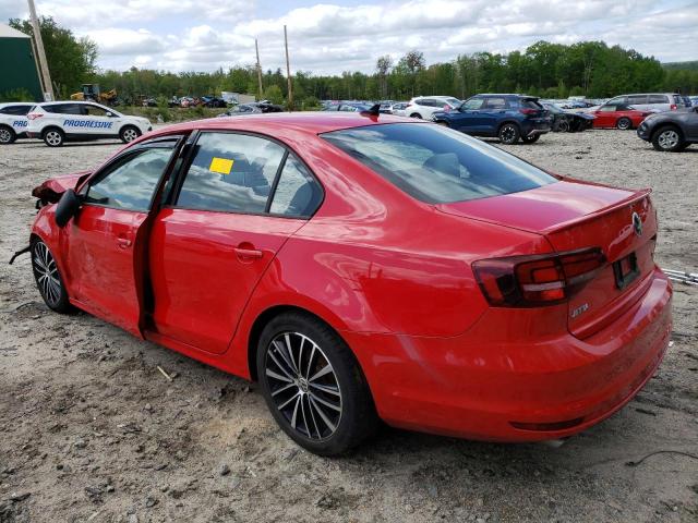 3VWB17AJ1GM381531 - 2016 VOLKSWAGEN JETTA SPORT RED photo 2