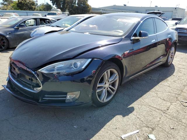 5YJSA1H1XEFP38678 - 2014 TESLA MODEL S ლურჯი ფოტო 1