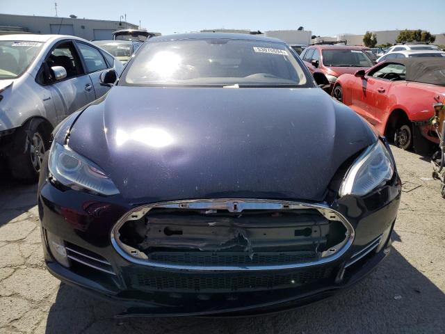 5YJSA1H1XEFP38678 - 2014 TESLA MODEL S ლურჯი ფოტო 5