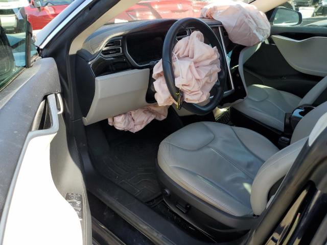 5YJSA1H1XEFP38678 - 2014 TESLA MODEL S ლურჯი ფოტო 8