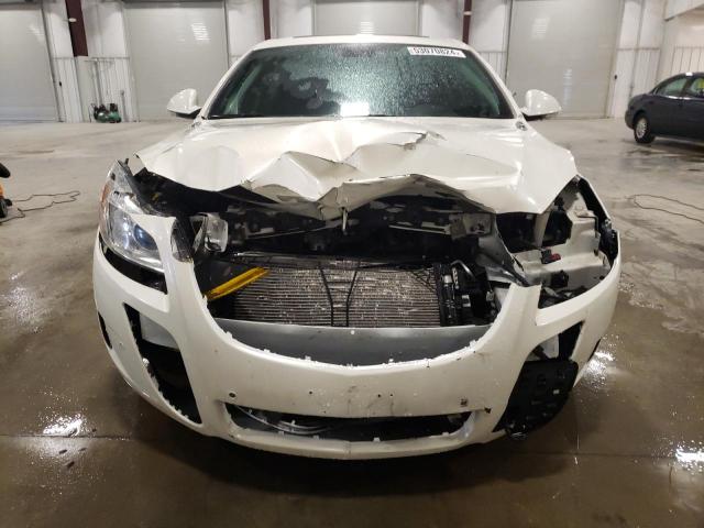 2G4GV5GV2C9155007 - 2012 BUICK REGAL GS WHITE photo 5
