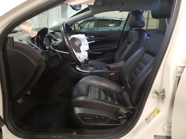 2G4GV5GV2C9155007 - 2012 BUICK REGAL GS WHITE photo 7
