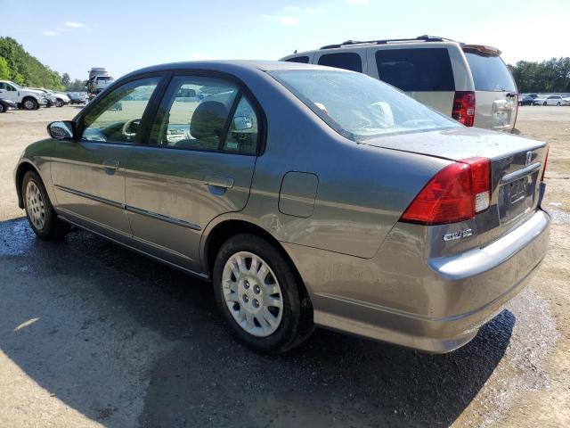 2HGES16505H589144 - 2005 HONDA CIVIC LX GRAY photo 2