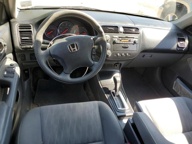 2HGES16505H589144 - 2005 HONDA CIVIC LX GRAY photo 8